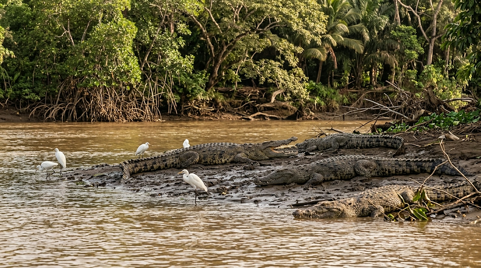 Cocodrilos de Tárcoles y Parque Nacional Carara